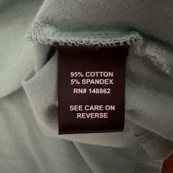 Torrid Cold Shoulder Scoop Neck Short Sleeve Shirt Women's 2/18 Lt Teal Casual - Picture 4 of 6